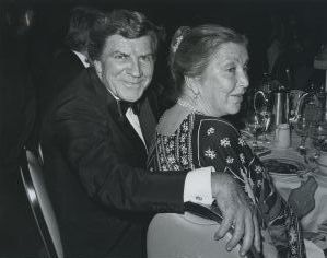 Robert Preston and wife 1982, NY.jpg